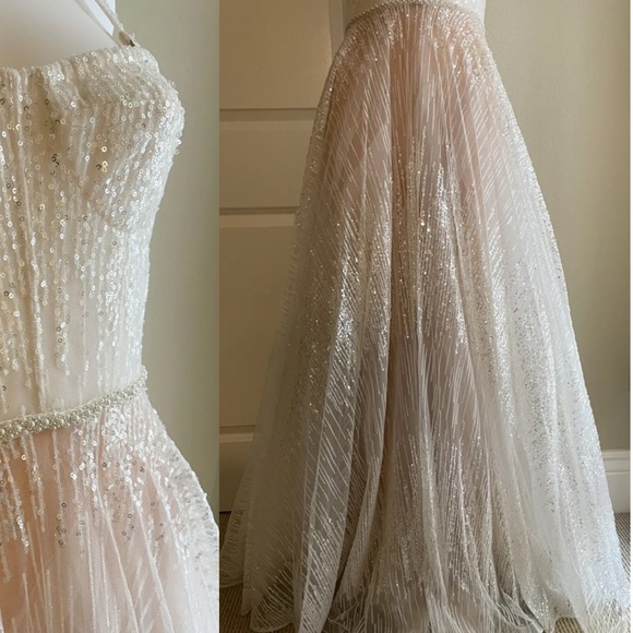 Bronx And Banco Mademoiselle Sequins Gown - Picture 2 of 8